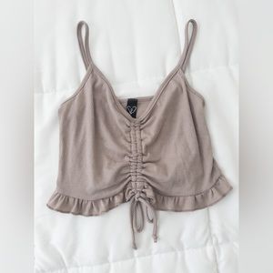 Windsor cropped tank top